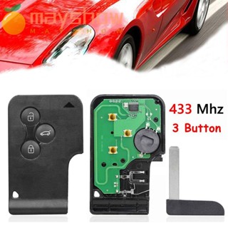 Mayshow อะไหล่กุญแจรีโมตรถยนต์ ทนทาน สําหรับ Renault Megane 2003-2008 433MHz