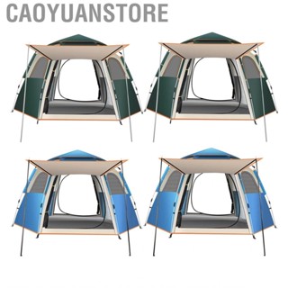 Caoyuanstore Double Layer Tent  Camping Great Ventilation Automatic Pop Up for Hiking