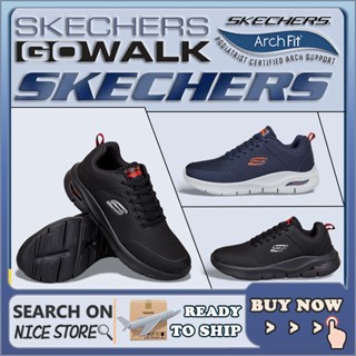 [รองเท้าผ้าใบผู้ชาย คุณภาพดี] Skechers_ Go-Walk ARCH-Fit รองเท้าผ้าใบลําลอง สําหรับผู้ชาย เหมาะกับการวิ่ง เล่นกีฬา PWKO