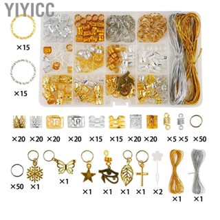 Yiyicc Dreadlocks Jewelry  Hair Beader Clips Decorations for Parties