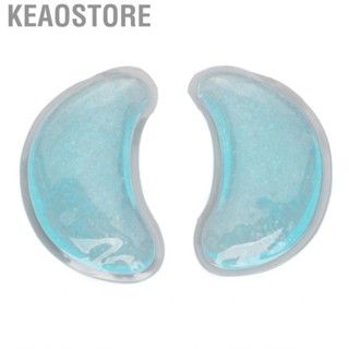 Keaostore Reusable Ice Gel Eye Pack Cooling Hot Cold Compress Pad for Strain Swelling Dark Circle