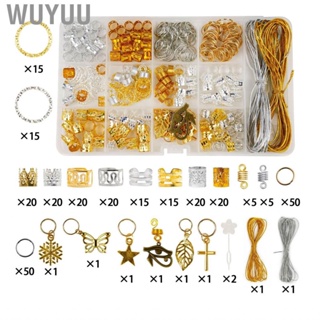Wuyuu Dreadlocks Jewelry  Hair Beader Clips Decorations for Parties