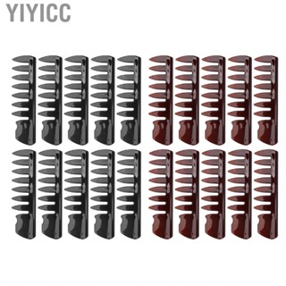 Yiyicc Styling Hair Comb  Wide Tooth Ergonomic Handle 10 Pcs for Men Bathroom