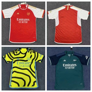 เสื้อกีฬาแขนสั้น ลายทีมชาติฟุตบอล Arsenal Home Away 3rd 2324 ชุดเหย้า คุณภาพสูง