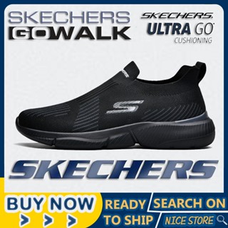 [[penghantaran Ekspres]] Skechers_go-walk6 รองเท้าผ้าใบลําลอง ระบายอากาศ กันลื่น สําหรับผู้ชาย