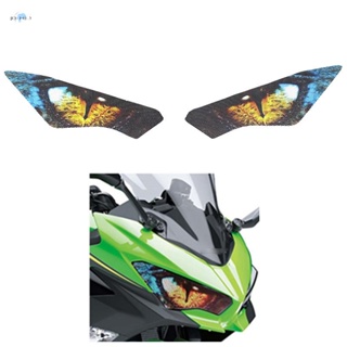 สติกเกอร์ป้องกันไฟหน้ารถจักรยานยนต์ สําหรับ Kawasaki Ninja 250 Ninja 400 2018-2019 A