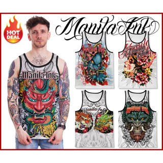 วัฒนธรรมเยาวชน® Manila Ink Sando Hot Deals เสื้อกล้าม แขนกุด สีขาว สําหรับทุกเพศ