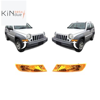 ไฟแสดงสถานะด้านข้างรถยนต์ 55156766Ae 55156767Ad สีเหลืองอําพัน สําหรับ Jeep Liberty 2005-2007