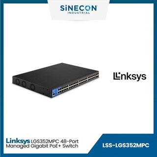 Linksys ลิงค์ซิส รุ่น LGS352MPC สวิตซ์ 48-Port Managed Gigabit PoE+ Switch