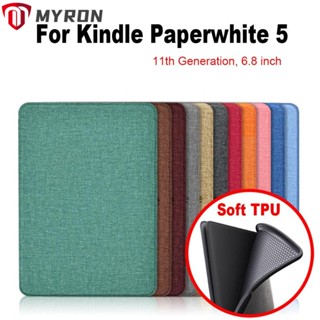 Myron เคสป้องกันโทรศัพท์มือถือ TPU แบบนิ่ม บางพิเศษ 6.8 นิ้ว สําหรับ Kindle Paperwhite 5 2021 11th Gen