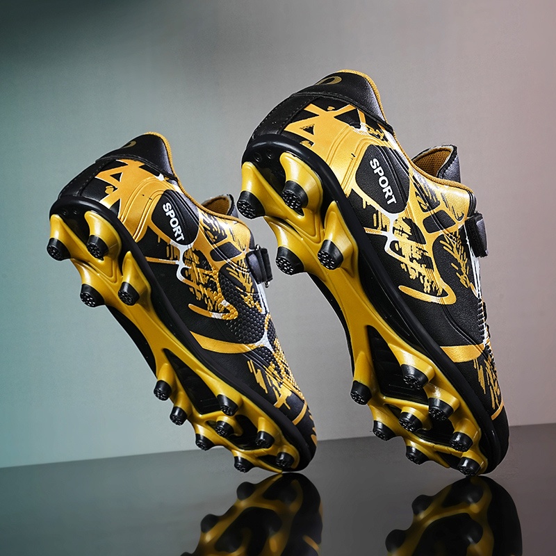 ใหม่ FG soccer shoes รองเท้าฟุตบอลกีฬากลางแจ้งสําหรับเด็ก, รองเท้าเด็ก size: 28-39