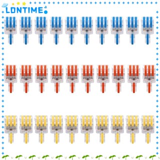 Lontime ชุดอุปกรณ์เชื่อมต่อสายไฟ 3 พอร์ต 28-12 AWG 30 ชิ้น