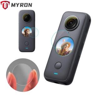 Myron ฟิล์มกันรอยหน้าจอกล้อง คุณภาพสูง สําหรับ Insta360 ONE X2 2 ชุด