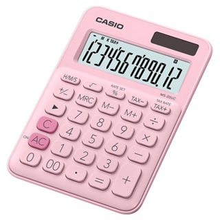 เครื่องคิดเลข CASIO MS-20UC-PK ชมพูอ่อน