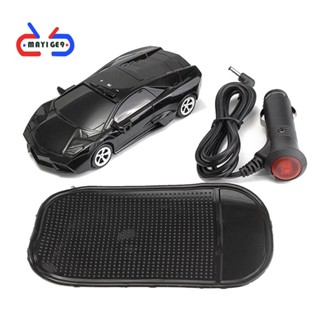 Lambo เครื่องวัดความเร็วเรดาร์ 12V หน้าจอ Led ทรงกลม สําหรับรถยนต์