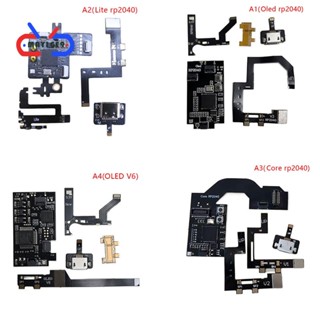 ใหม่ หน่วยความจําแฟลช อัพเกรด อุปกรณ์เสริม สําหรับเกมคอนโซล NS OLED Lite Core OLED V6 Core Chip Rp2040 1 ชุด