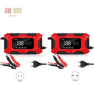 E-fast อุปกรณ์ชาร์จแบตเตอรี่รถยนต์ หน้าจอ Lcd 12V ปลั๊ก US