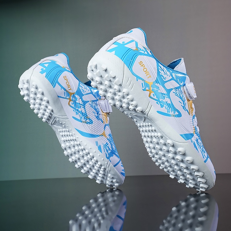 ใหม่ TF soccer shoes รองเท้าฟุตบอลกีฬากลางแจ้งสําหรับเด็ก, รองเท้าเด็ก size: 28-39