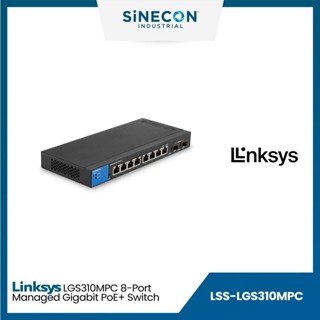 Linksys ลิงค์ซิส รุ่น LGS310MPC สวิตซ์ 8-Port Managed Gigabit PoE+ Switch