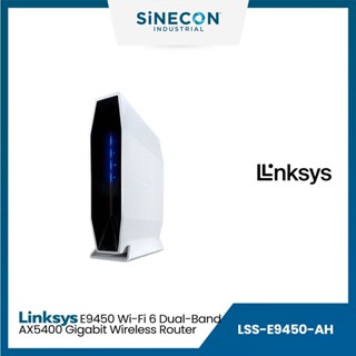 Linksys ลิงค์ซิส รุ่น E9450-AH เร้าเตอร์ไวไฟ DUAL BAND AX5400 GIGABIT ROUTER WiFi 6 (600+4800Mbps)