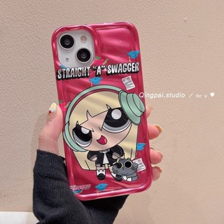 เคสมือถือ ลายพาวเวอร์พัฟฟ์เกิร์ล แว่นกันแดด สําหรับ iPhone 14 Pro Max 13 11 QYJS 12pro 11 Pro Max 14pro 12 14 13pro