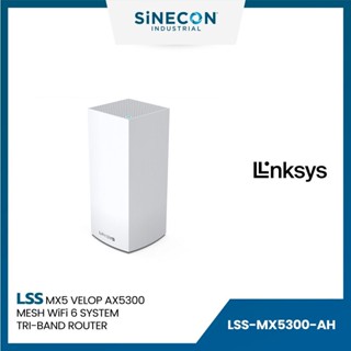 Linksys ลิงค์ซิส รุ่น MX5300-AH เร้าเตอร์ MX5 VELOP AX5300 MESH WiFi 6 SYSTEM TRI-BAND ROUTER Tri-Band WIFi