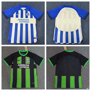 เสื้อกีฬาแขนสั้น ลายทีมชาติฟุตบอล Brighton 2324 ชุดเหย้า คุณภาพสูง