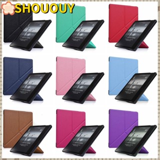 Shououy เคสหนัง PU พับได้ คุณภาพสูง 9/10th Generation 7 นิ้ว สําหรับ Amazon Kindle Oasis 2/3