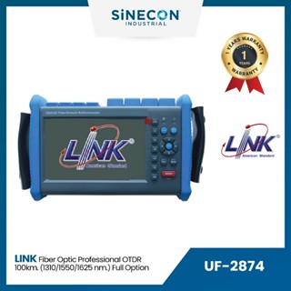 Link(ลิ้งค์) เครื่องวัดสายไฟเบอร์ออพติก UF-2874 F.O. PROFESSIONAL OTDR (1310/1550/1625 nm) , Full Option