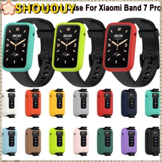 Shououy ฝาครอบสมาร์ทวอทช์ ป้องกันชน สําหรับ Mi Band 7