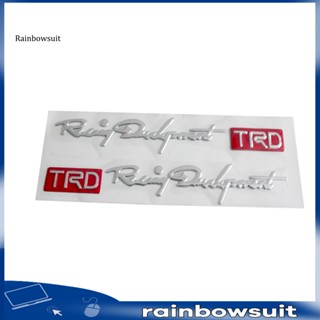 [RB] สติกเกอร์ TRD สําหรับติดแฮนด์บาร์ ด้านนอกรถยนต์ 2 ชิ้น