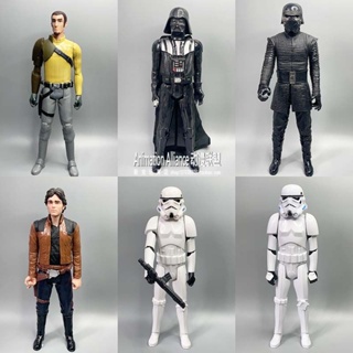 ของเล่นโมเดลฟิกเกอร์ Star Wars Stau Wars Stormtrooper สีขาว