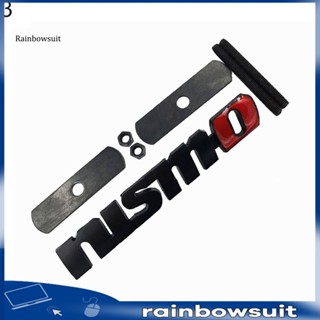 [RB] สติกเกอร์โลหะ ลายตัวอักษร NISMO สําหรับติดตกแต่งรถยนต์