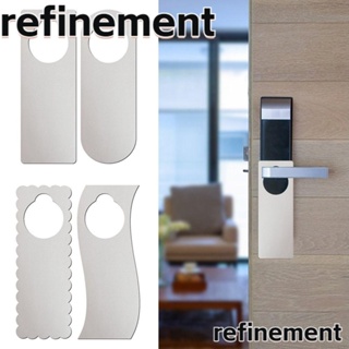 Refinement ป้ายลูกบิดประตู แบบไม้ สองด้าน สําหรับแขวนตกแต่ง