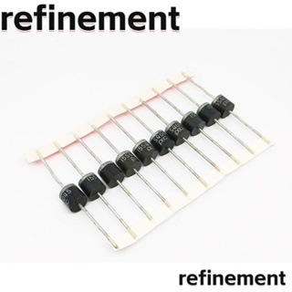 Refinement อะไหล่ไดโอดวงจรเรียงกระแส 15A 45V R-6 15SQ045 สีดํา 50 ชิ้น