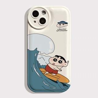 เคสโทรศัพท์มือถือ แบบนิ่ม ลายการ์ตูนชินจัง กันกระแทก สําหรับ เคสไอโฟน IPhone 13 mini 14 Pro Max 11 12 Pro Max X Xr Xs Max 6s 7 8 Plus Se2020 Case