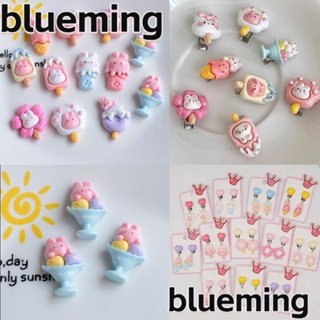 Blueming2 อะไหล่เรซิ่น รูปกระต่าย ไอศกรีม ขนาดเล็ก หลากสี สําหรับตกแต่งสมุดภาพ เครื่องประดับ DIY 24 ชิ้น