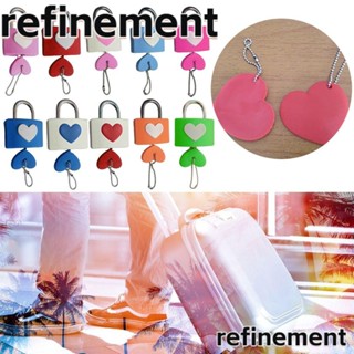 Refinement ปลอกยางล็อคกระเป๋าเดินทาง รูปหัวใจ กันขโมย หลากสี แบบพกพา