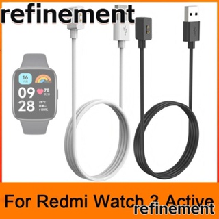 Refinement แท่นชาร์จ USB 100 ซม. แบบพกพา แบบเปลี่ยน สําหรับ Redmi Watch 3