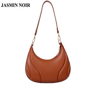 Jasmin NOIR กระเป๋าสะพายไหล่ กระเป๋าถือ สะพายข้าง หนัง PU ขนาดเล็ก เรียบง่าย สําหรับสตรี