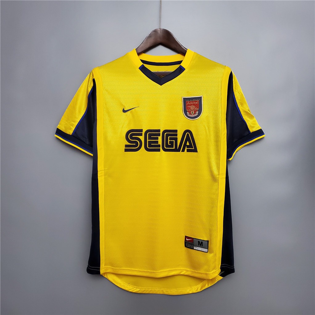[Retro Active]99-00 Arsenal Away Retro Soccer Jersey Football