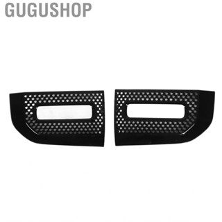 Gugushop Front Grill Fog Lamp Bezel  Bumper Grille Easy Install Sporty Style Gloss Black LR129431 for Defender 90 110 130