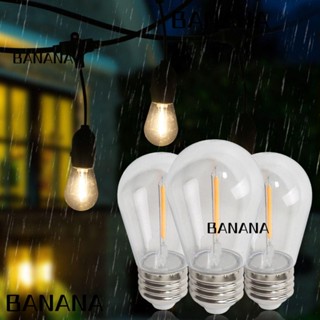 Banana1 หลอดไฟคริสตัล E27 S14 LED 2200K 2W 1W สําหรับตกแต่งบ้าน