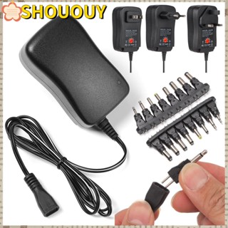 Shououy อะแดปเตอร์ชาร์จไฟ 30W 3-12V AC เป็นปลั๊ก DC