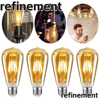 Refinement หลอดไฟคริสตัล LED ST64 2W 4W 6W 8W ST64 E27 สําหรับตกแต่งบ้าน