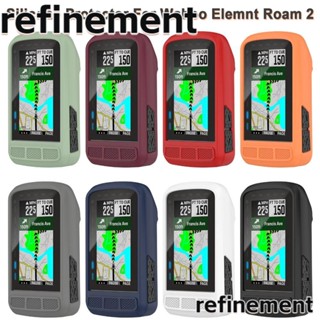 Refinement ซิลิโคนกันรอยหน้าจอ กันชน แบบนิ่ม สําหรับ Wahoo Elemnt Roam 2