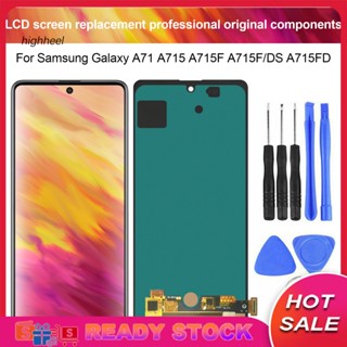 [พร้อมส่ง] หน้าจอสัมผัสดิจิทัล LCD AMOLED น้ําหนักเบา สําหรับ Samsung Galaxy A71 A715 A715F A715F DS A715FD