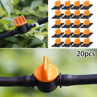 Control Valves Plants Lawn Agriculture Regulate 20Pcs Irrigation Plastic