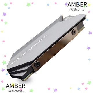 Amber ฮีทซิงค์ระบายความร้อน SSD อลูมิเนียม M.2 NVME