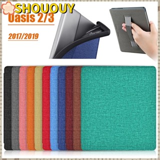 Shououy เคสป้องกัน E-book Folio 7 นิ้ว 9 10th Generation Funda นิ่ม มืออาชีพ สําหรับ Kindle Oasis 2 3 ออฟฟิศ บ้าน